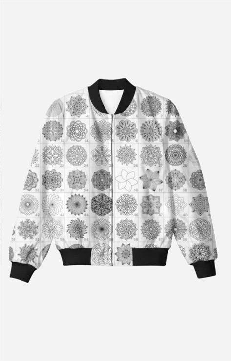 Mandala Art Lovers Bomber Jacket