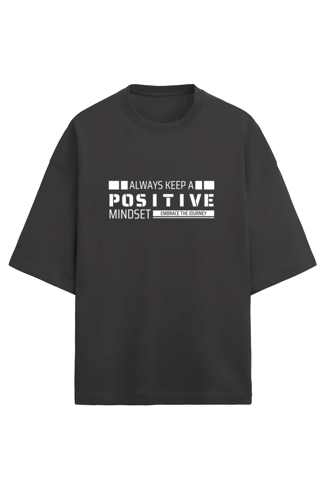 Positive Mindset - Terry Oversized Tshirts (Women)