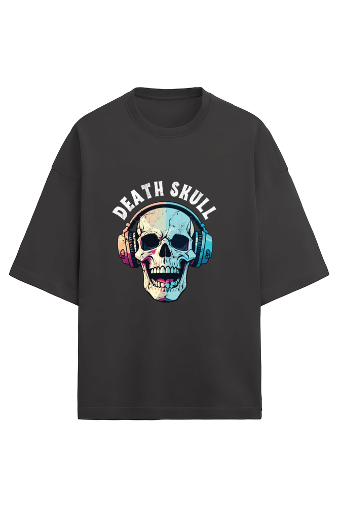 Death Skull - Terry Oversized Tshirt (Women)