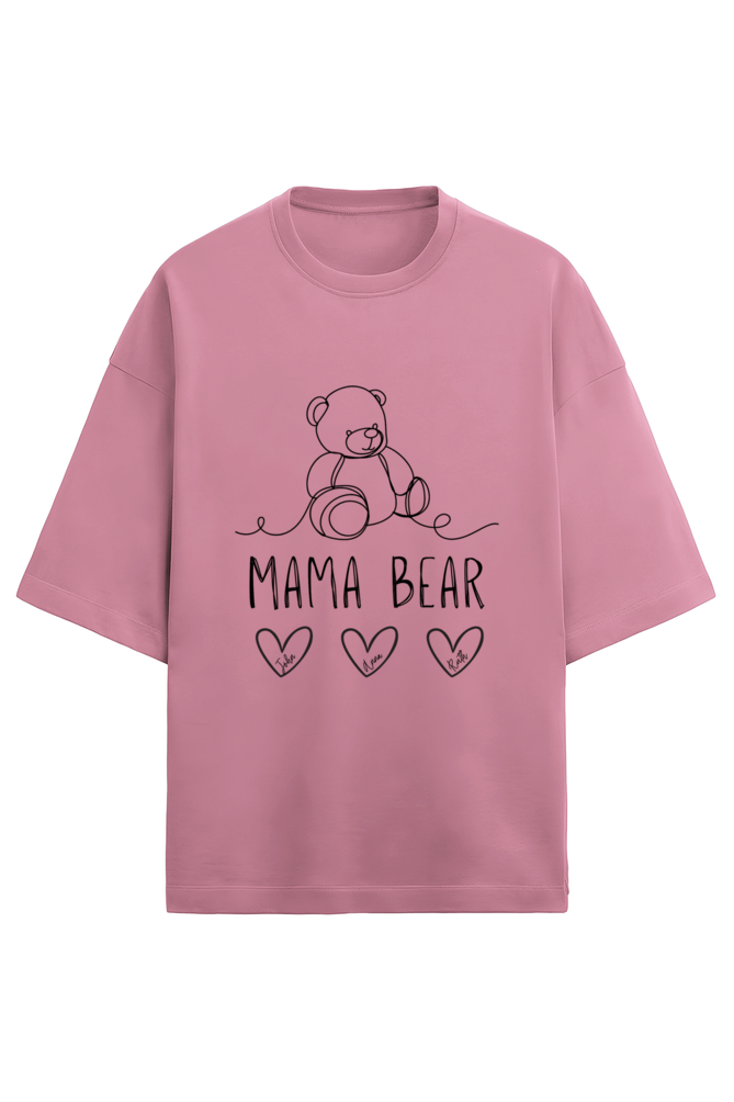 Mama Bear- Terry Oversized Tshirt (Women)