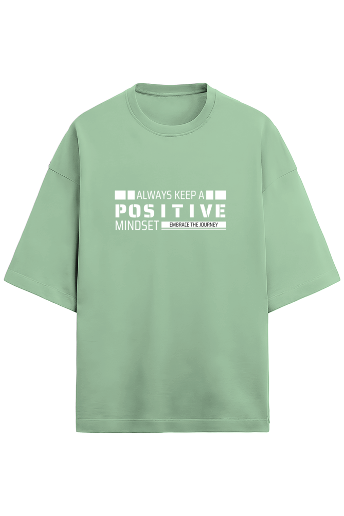Positive Mindset - Terry Oversized Tshirts (Women)
