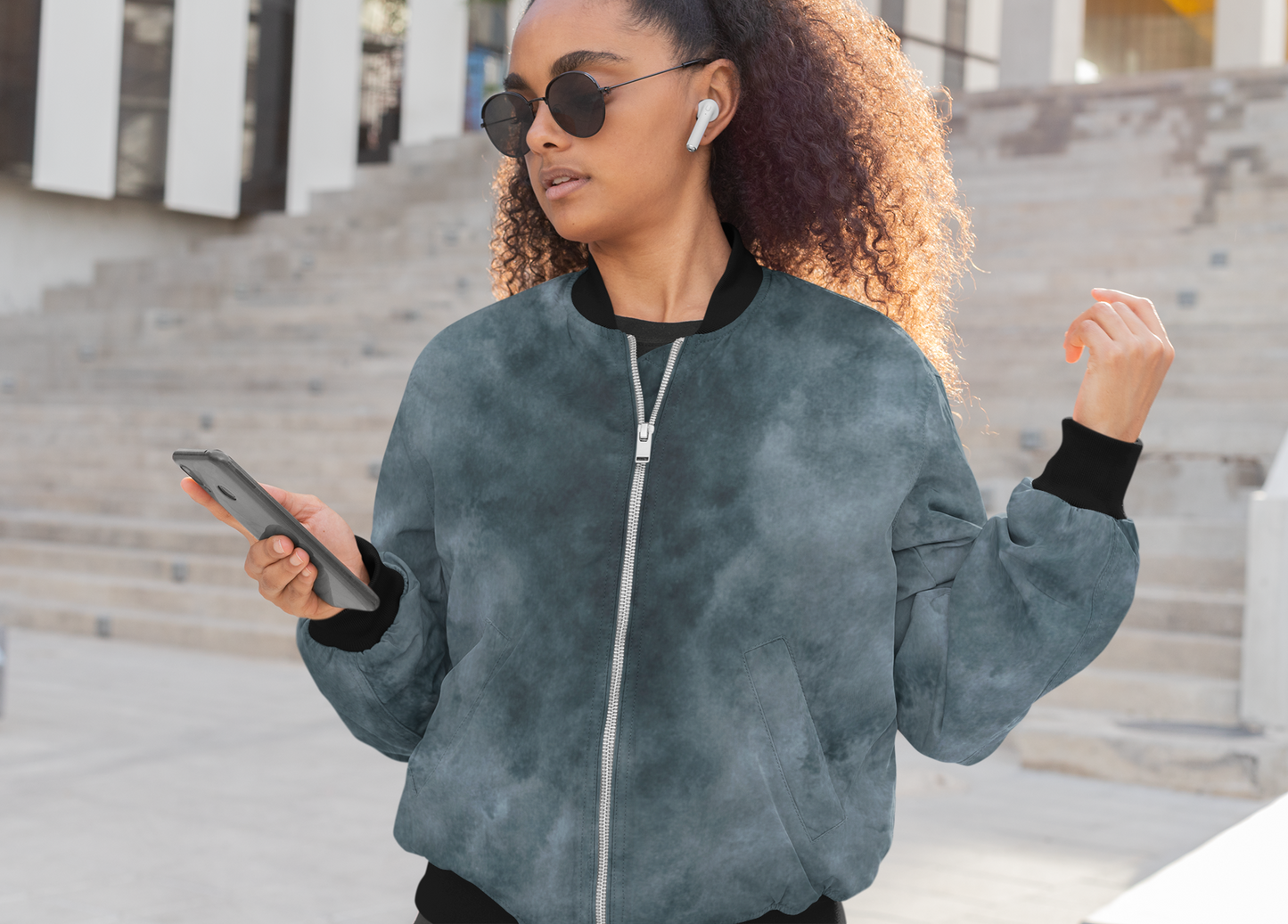 Dense Smog Bomber Jacket - Women