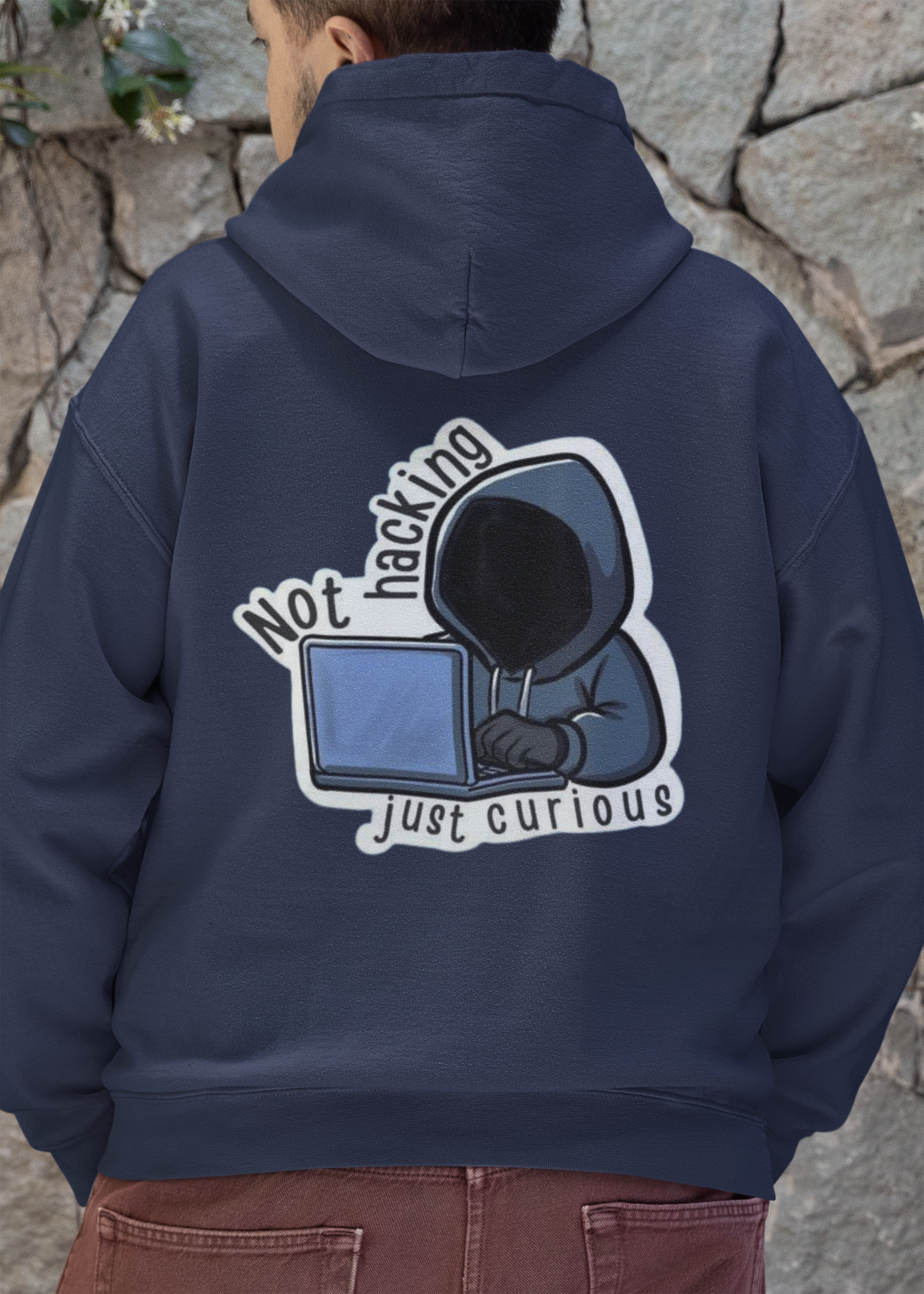 NOT HACKING - Oversized Hooded Sweatshirt