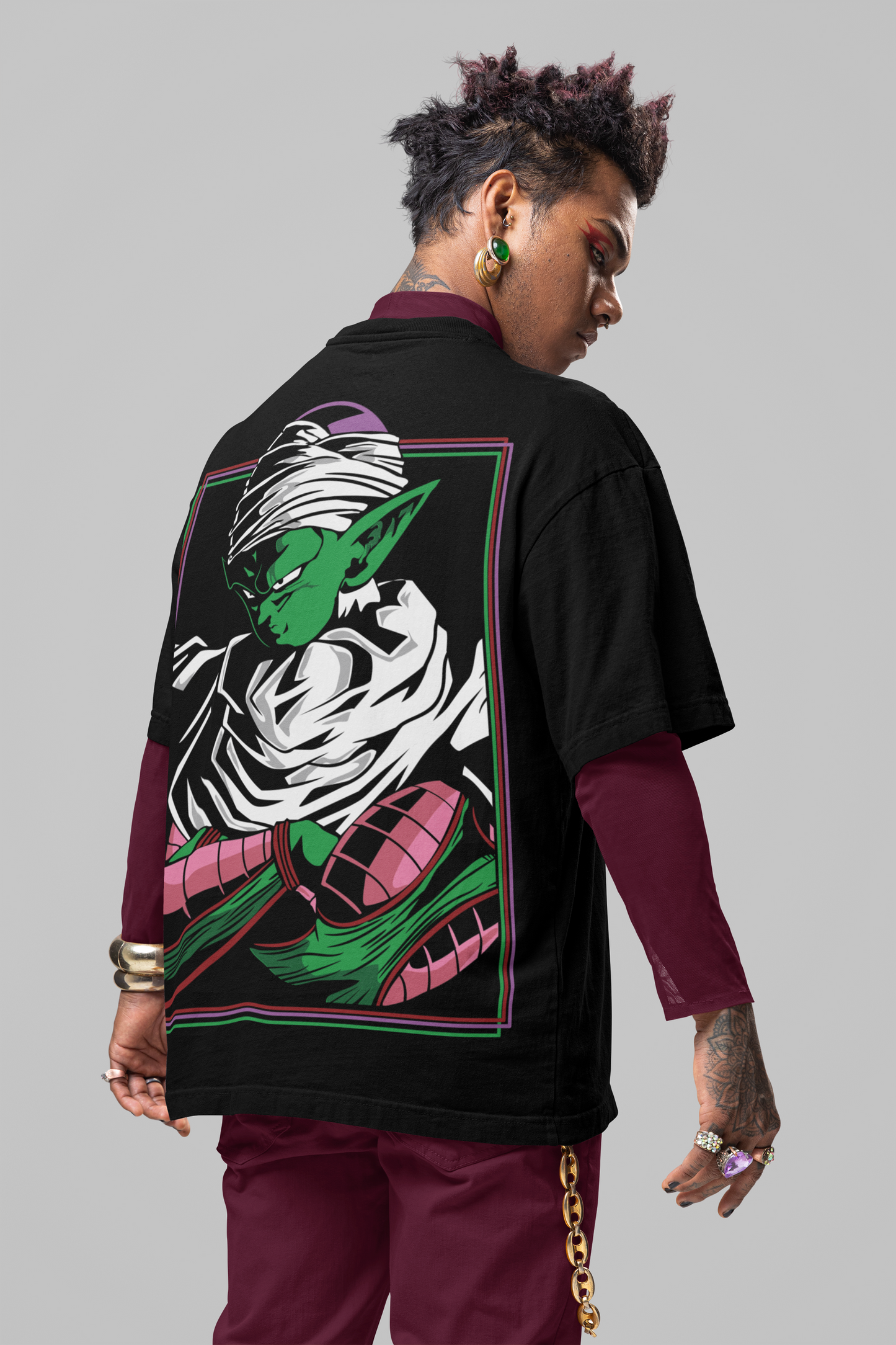DRAGONBALL- Terry Oversized Tshirt Men
