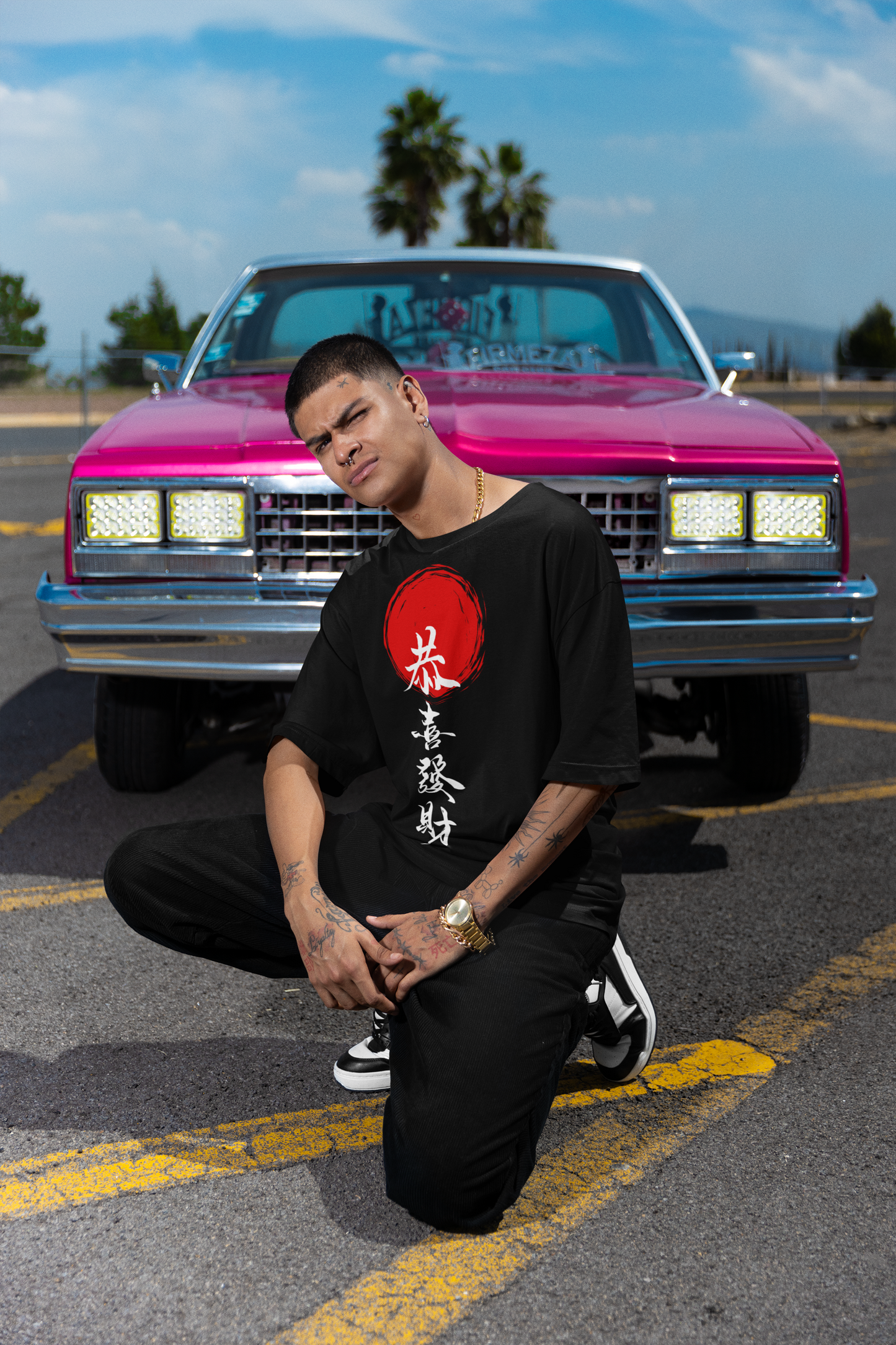 Japanese Typographic - Oversized Tshirt