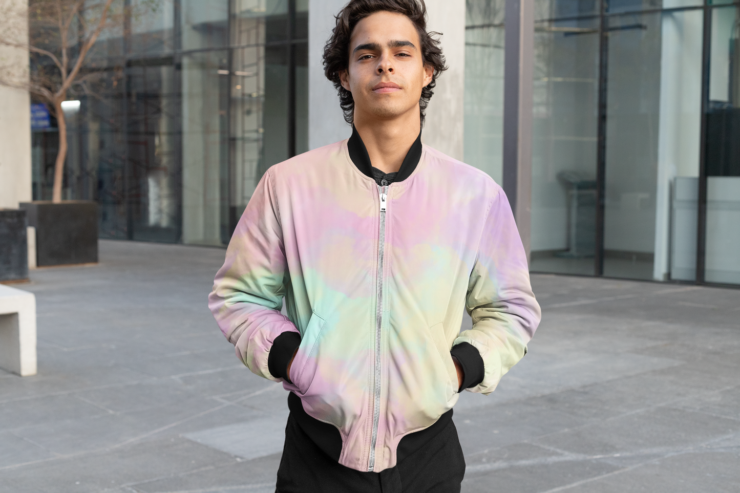 Colorful Bomber Jacket - Men