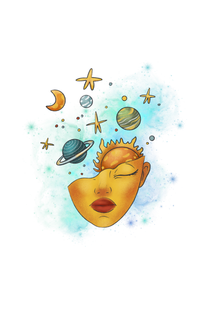 Oversized Hooded Sweatshirt - My Own Universe