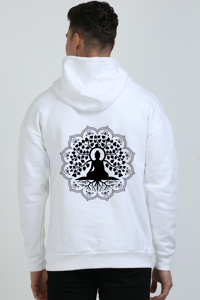 Unisex Oversized Hooded Sweatshirt - Budhha