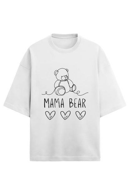 Mama Bear- Terry Oversized Tshirt (Women)