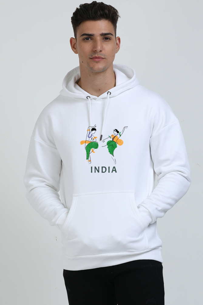 Unisex Oversized Hooded Sweatshirt -  Dancing India