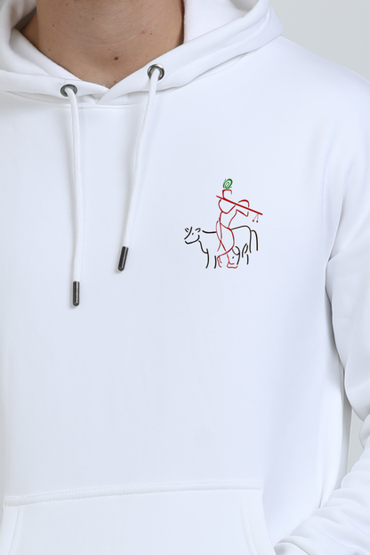 Unisex Oversized Hooded Sweatshirt - Krishna(Glow in Dark)