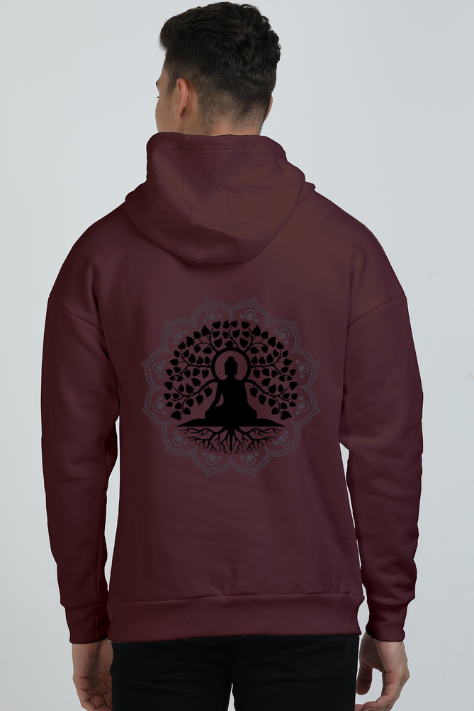 Unisex Oversized Hooded Sweatshirt - Budhha