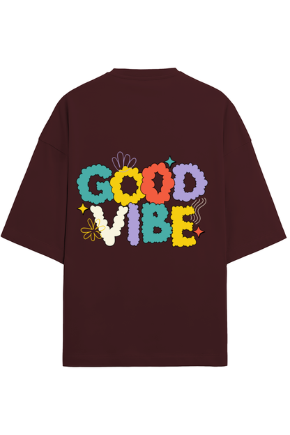 Good Vibe - Terry Oversized Tshirt women