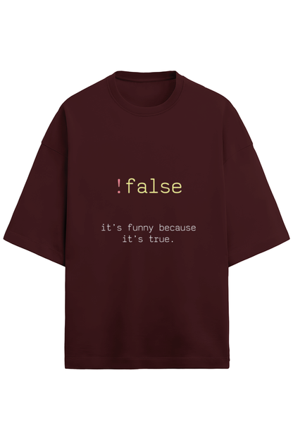 FALSE - Oversized Terry Tshirt