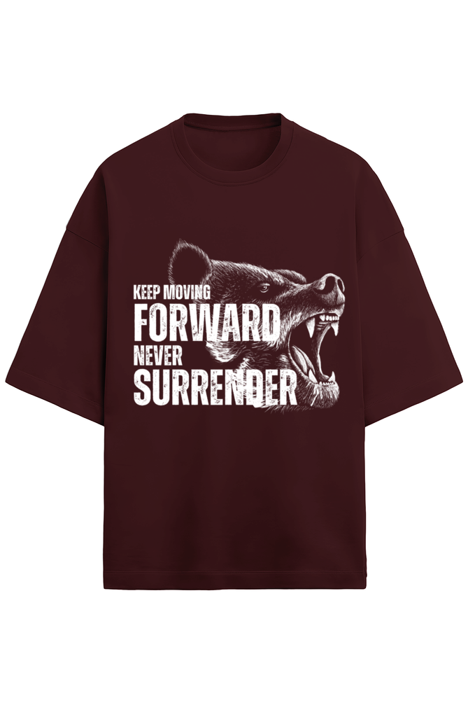 Never Surrender -  Terry Oversized Tshirts