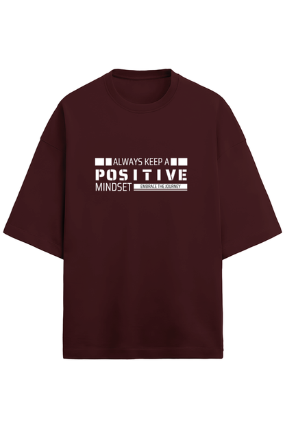 Positive Mindset - Terry Oversized Tshirts (Women)
