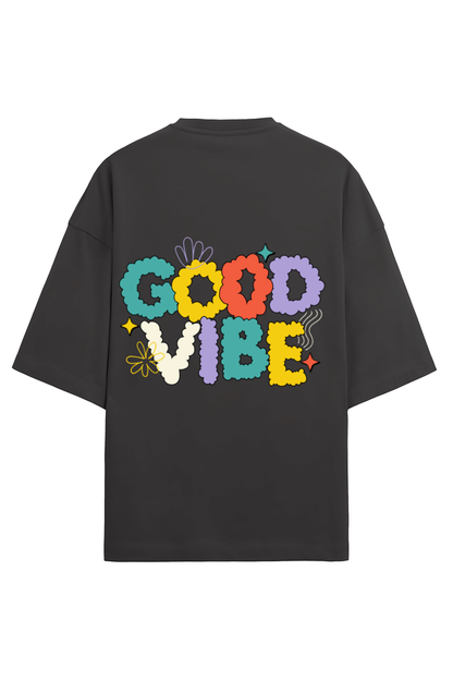 Good Vibe - Terry Oversized Tshirt women