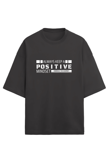 Positive Mindset - Terry Oversized Tshirts (Women)