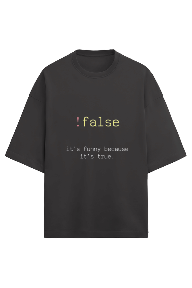 FALSE - Oversized Terry Tshirt