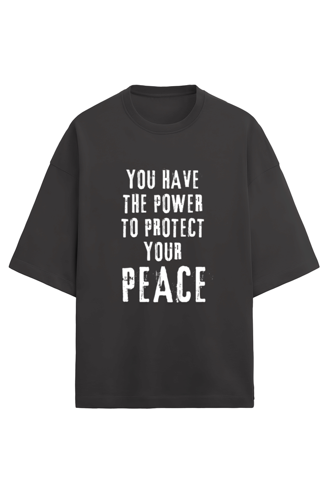 Peace - Terry Oversized Tshirts