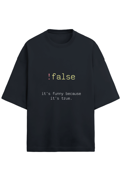 FALSE - Oversized Terry Tshirt