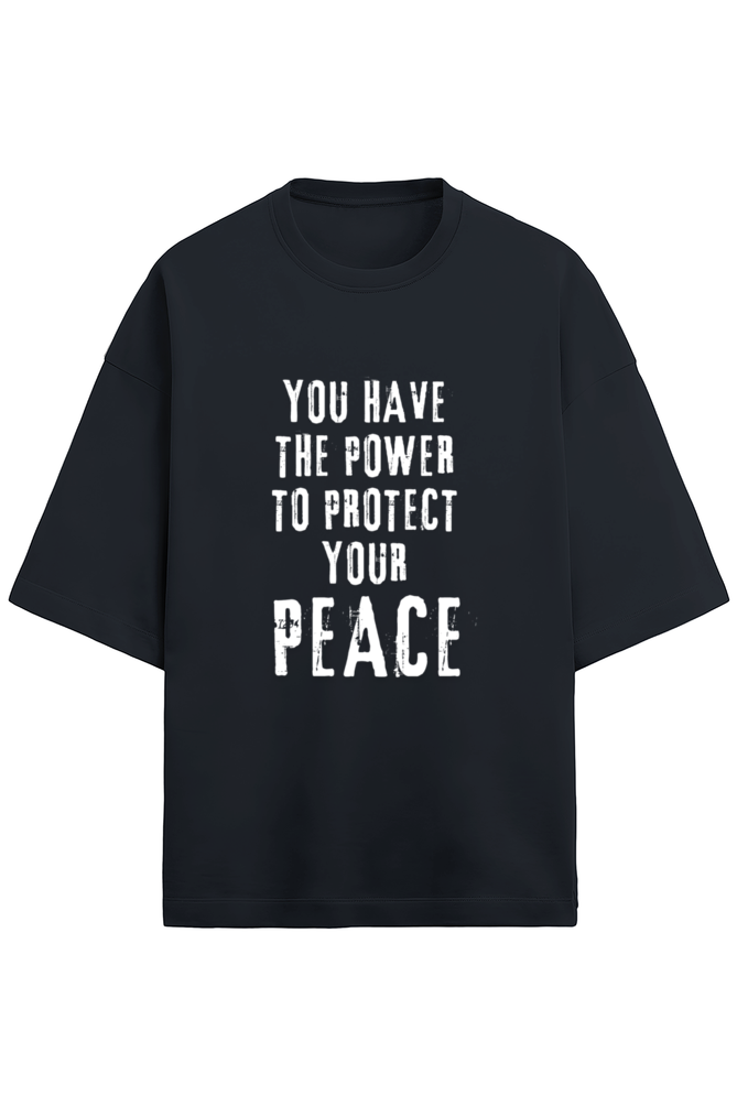Peace - Terry Oversized Tshirts