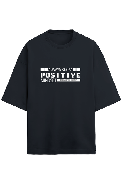 Positive Mindset - Terry Oversized Tshirts (Women)