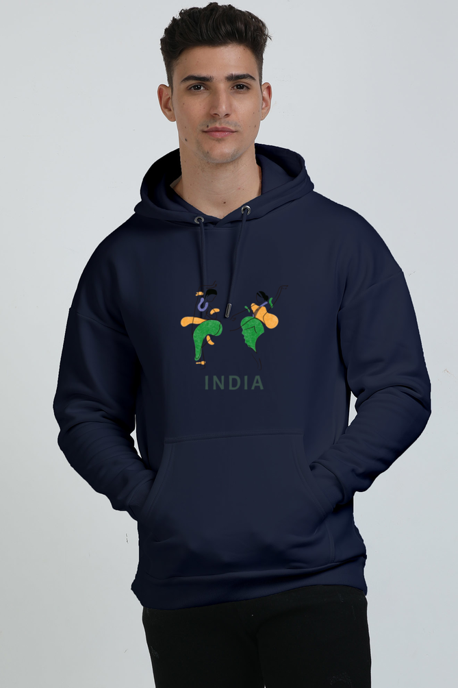 Unisex Oversized Hooded Sweatshirt -  Dancing India