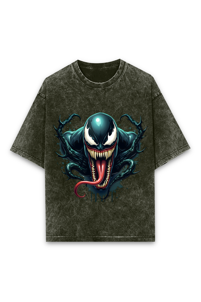 Venom - Acid Wash Tshirt for Men