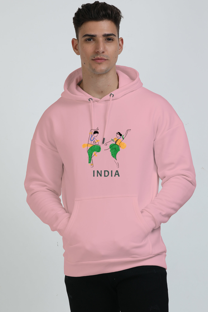 Unisex Oversized Hooded Sweatshirt -  Dancing India