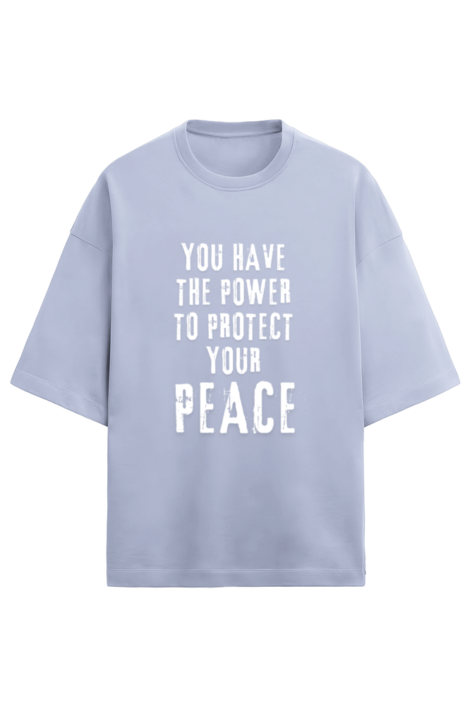Peace - Terry Oversized Tshirts