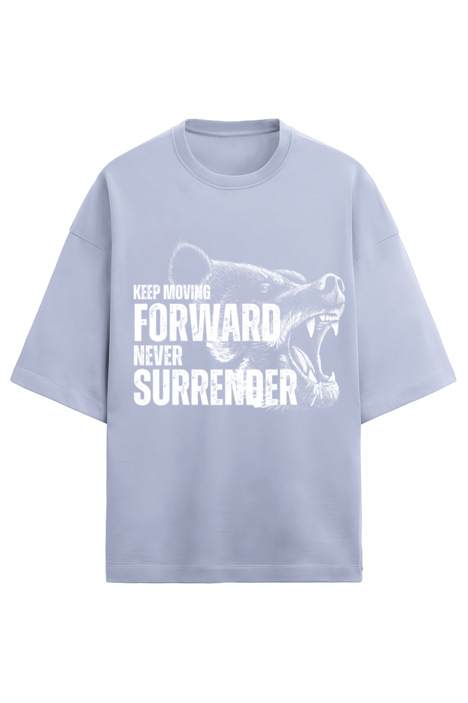 Never Surrender -  Terry Oversized Tshirts