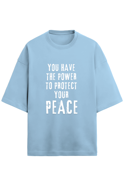 Peace - Terry Oversized Tshirts