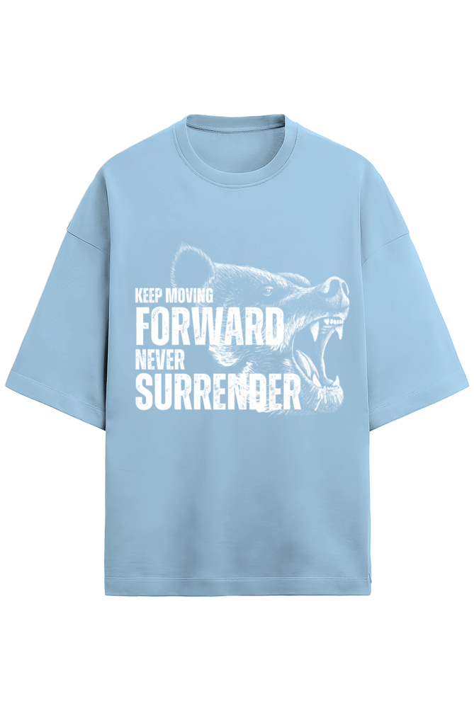 Never Surrender -  Terry Oversized Tshirts