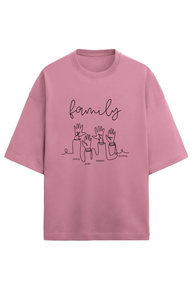 Family - Terry Oversized Tshirt