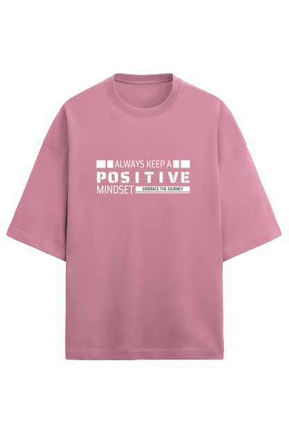 Positive Mindset - Terry Oversized Tshirts (Women)