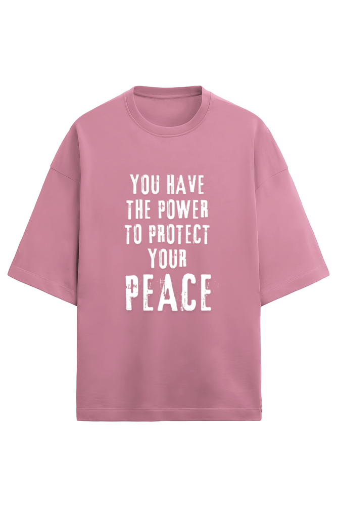 Peace - Terry Oversized Tshirts