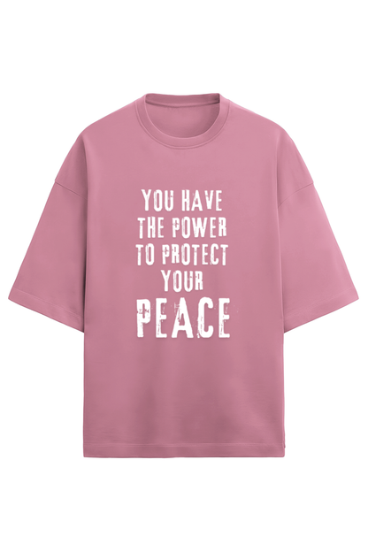 Peace - Terry Oversized Tshirts