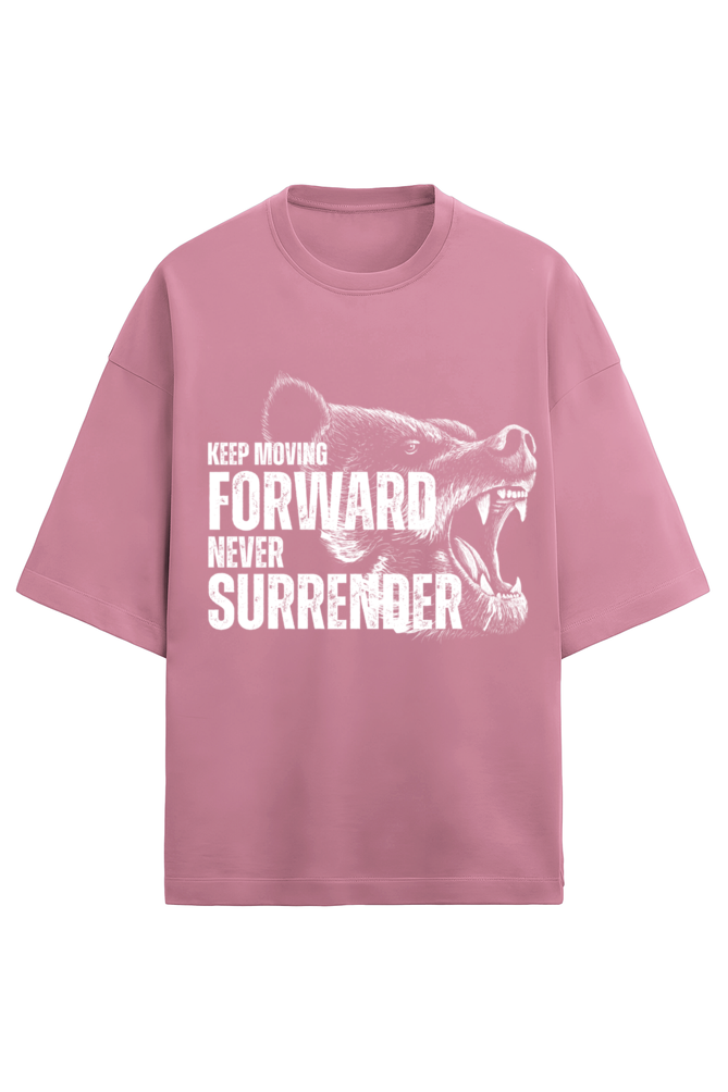 Never Surrender -  Terry Oversized Tshirts