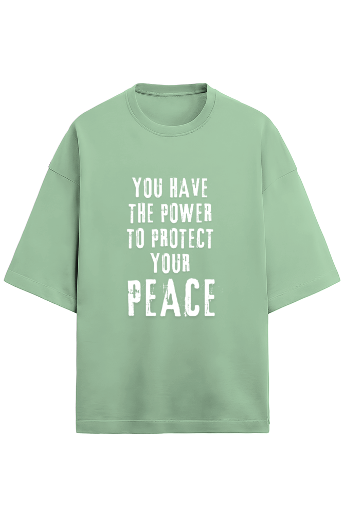 Peace - Terry Oversized Tshirts