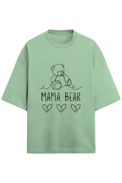 Mama Bear- Terry Oversized Tshirt (Women)