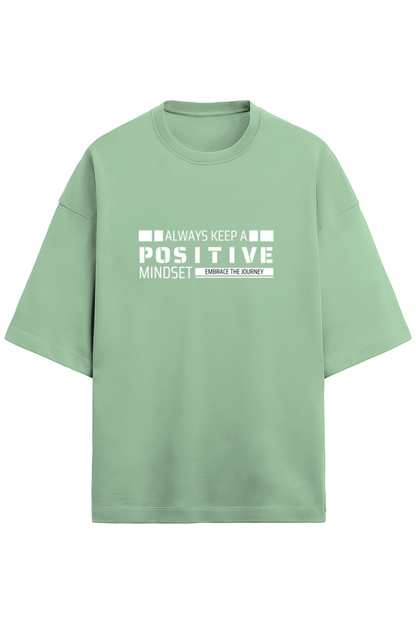 Positive Mindset - Terry Oversized Tshirts (Women)