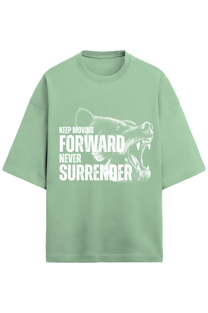 Never Surrender -  Terry Oversized Tshirts