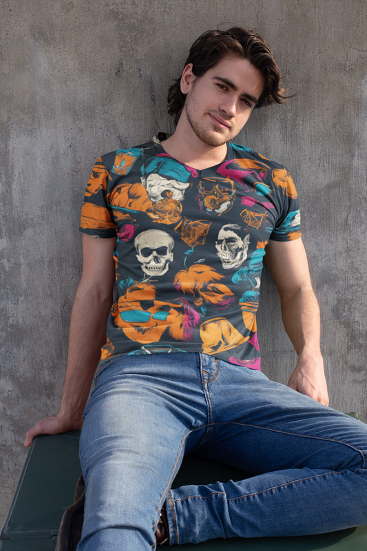 Men's all over printed Tshirt