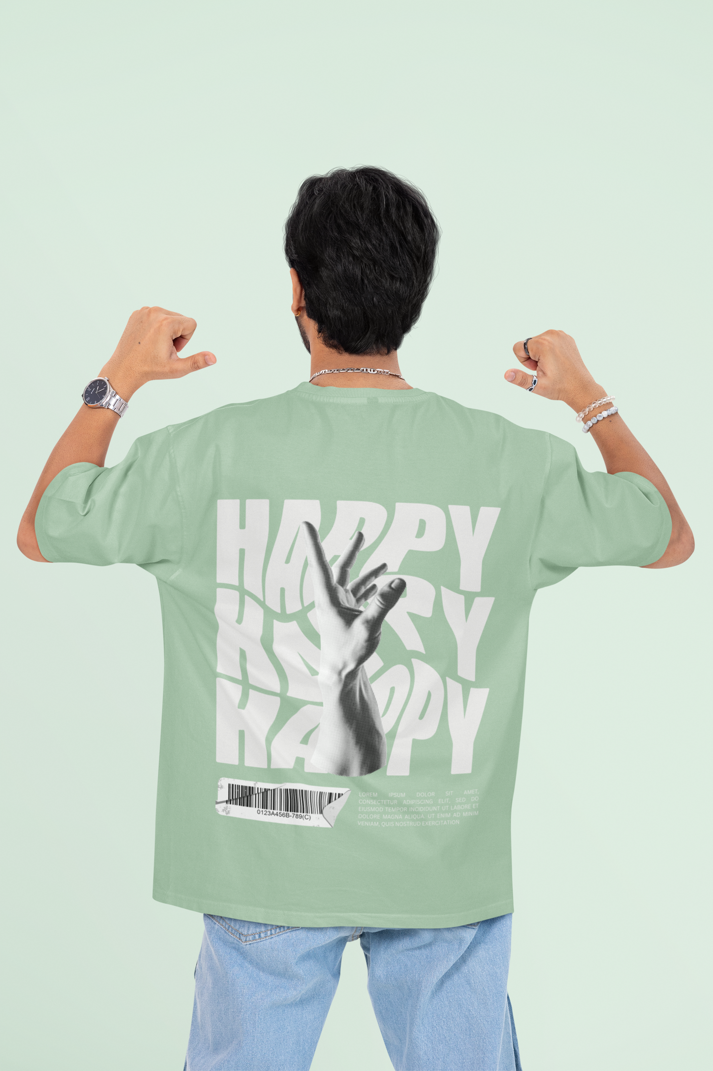 Happy StreetWear - Terry Oversized Tshirt