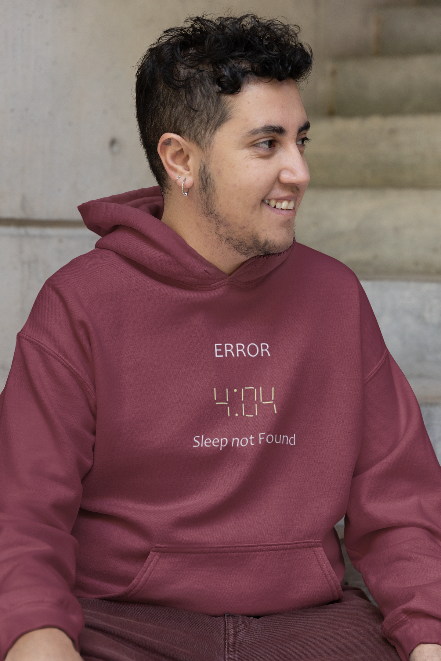 Unisex Oversized Hooded Sweatshirt - ERROR404