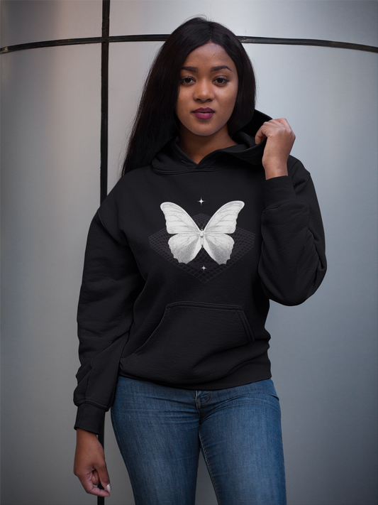 Butterfly - Oversized Hooded Sweatshirt