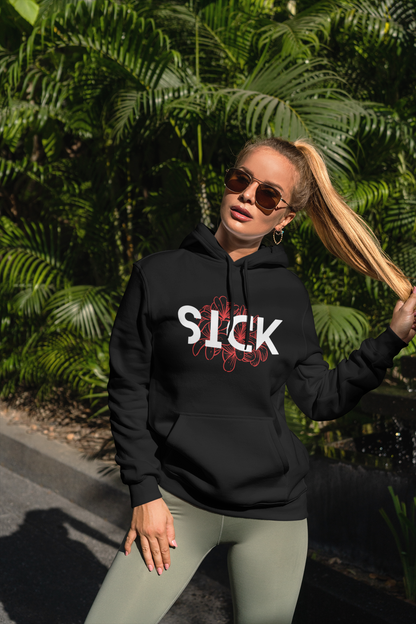 Sick - Unisex Oversized Hooded Sweatshirt (Women)