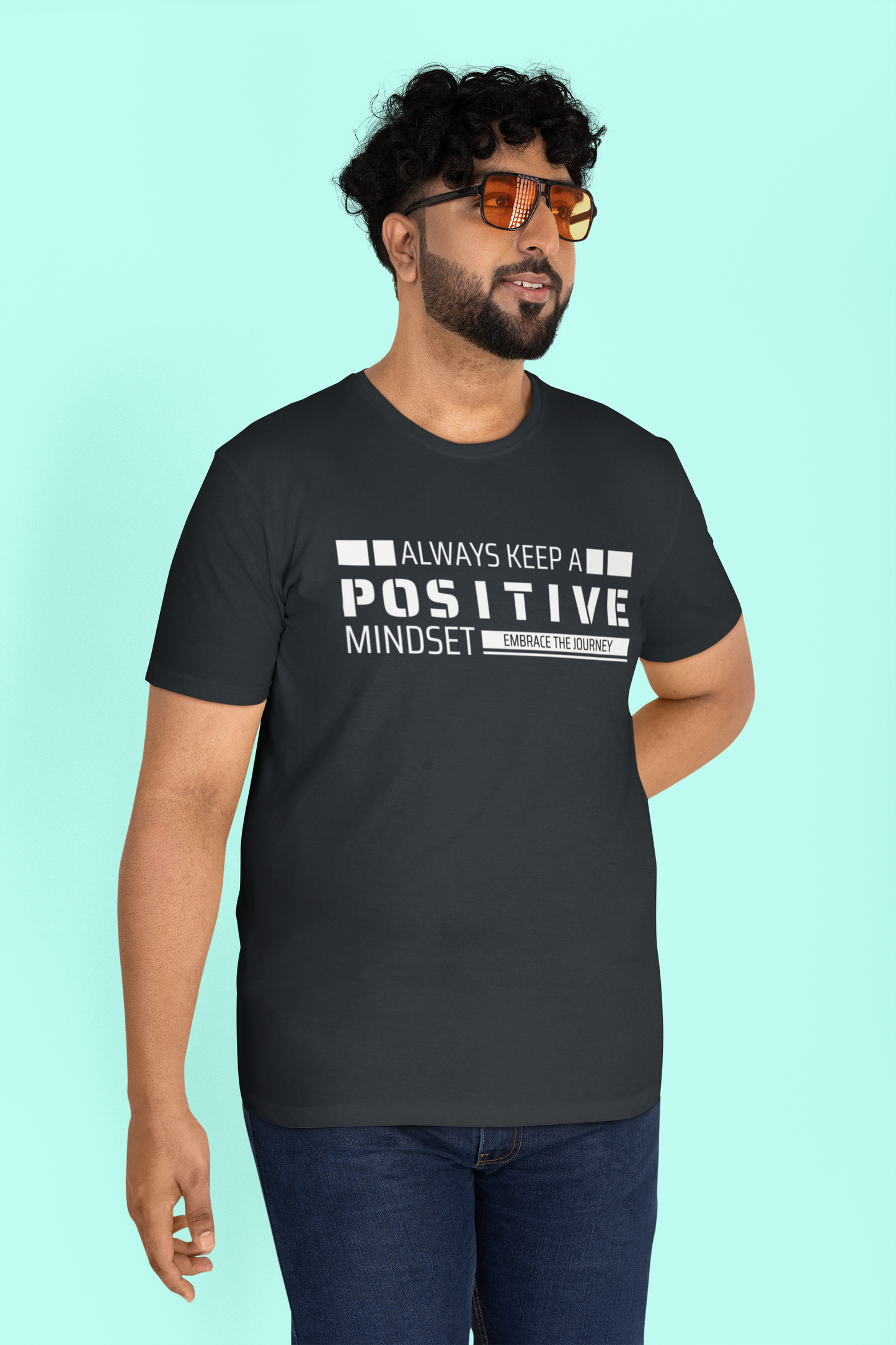 Positive Mindset - Terry Oversized Tshirts