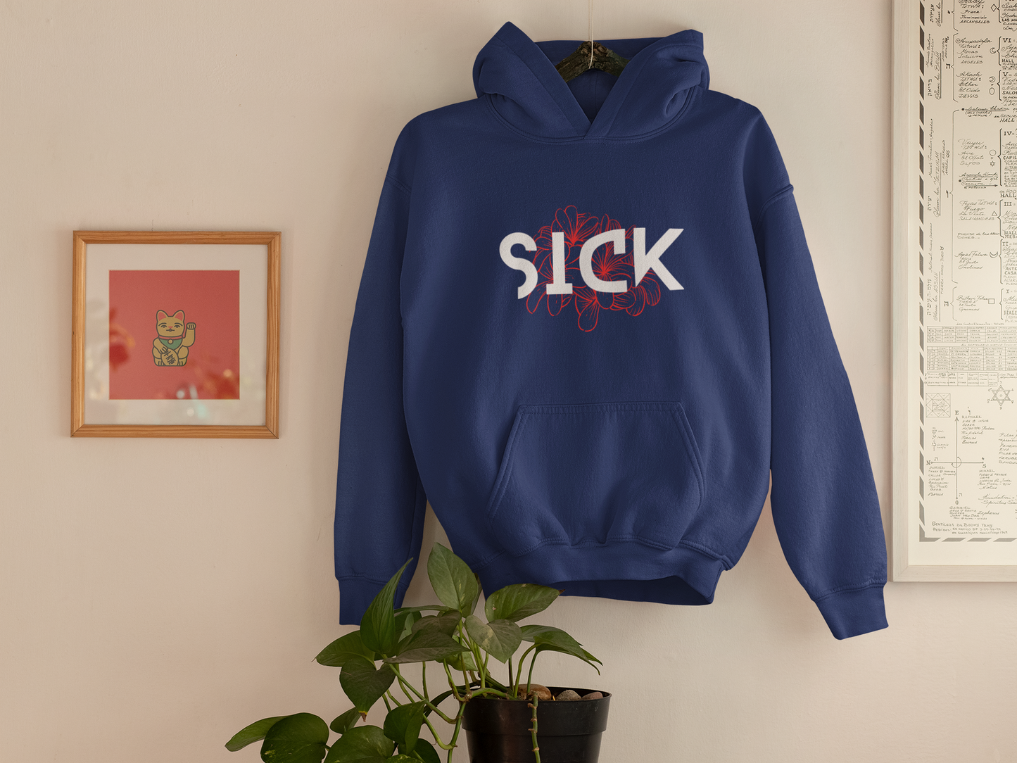 Sick - Unisex Oversized Hooded Sweatshirt